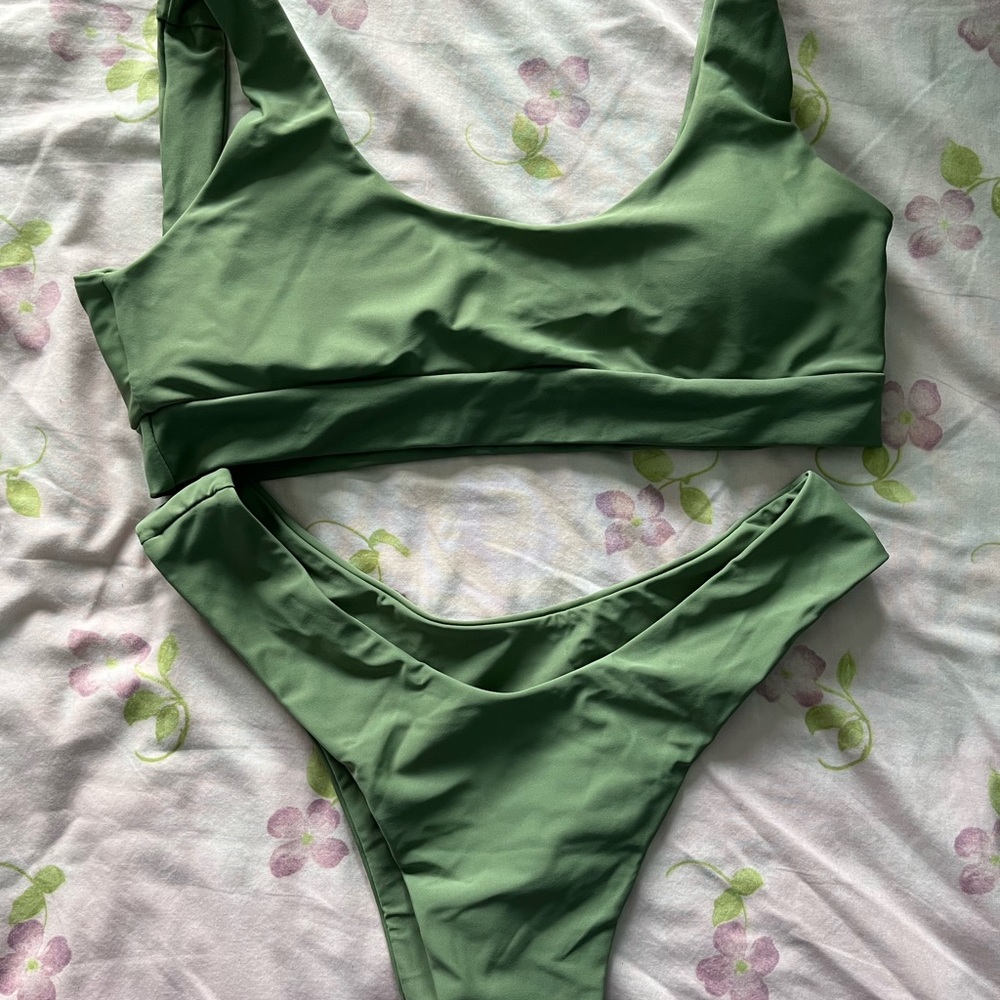 Green bikini